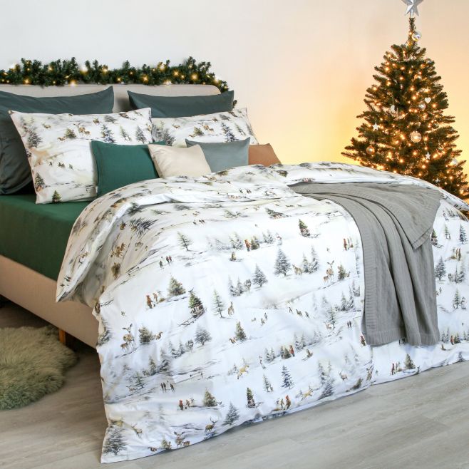 🎄 Vánoce v přírodě – povlečení, které pohladí duši.💙 Nechte se unést do zasněženého lesa, kde je slyšet jen křupání sněhu,...